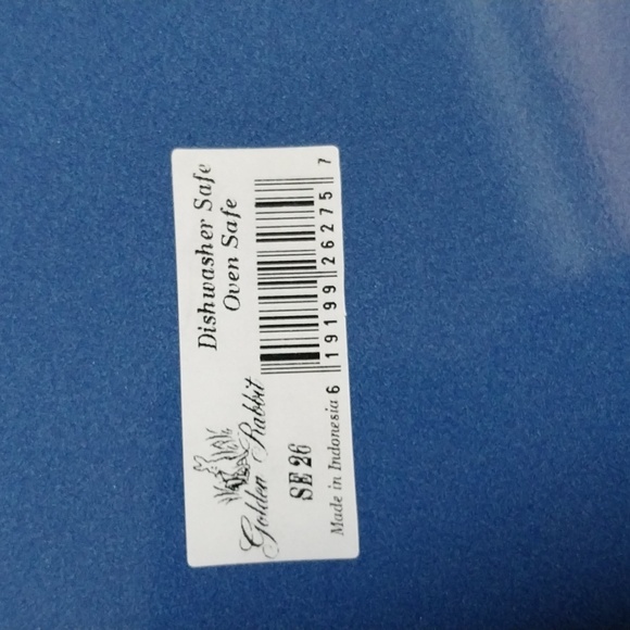 Coastal Blue Crab Charger Dinnerware Enamaled Metal Plate by Golden Rabbit - Picture 5 of 5